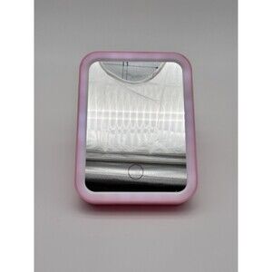 Pink Lighted Makeup Mirror - Portable LED Vanity Mirror with 3 Brightness Levels